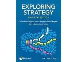 Omslag van Exploring Strategy, Text and Cases