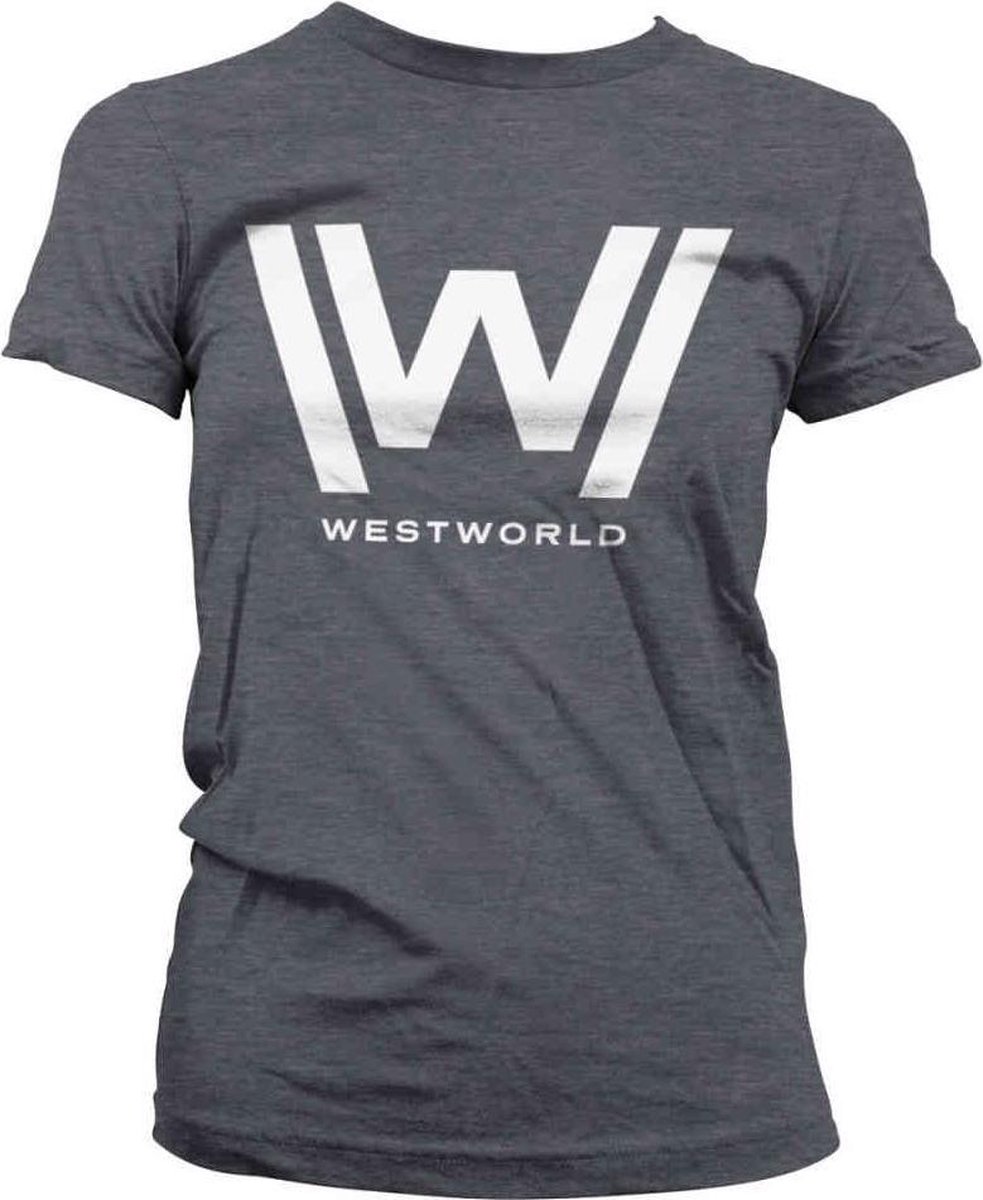 Westworld Dames Tshirt -L- Logo Grijs