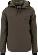 Urban Classics Jas  Padded Pull Over Jacket Tb1443 Olive Mannen Maat - XL