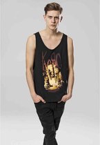 Urban Classics Korn Tanktop -S- Korn Face in the Fire Zwart