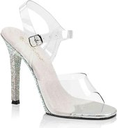 Fabulicious - GALA-08DM Sandaal met enkelband - US 6 - 36 Shoes - Zwart