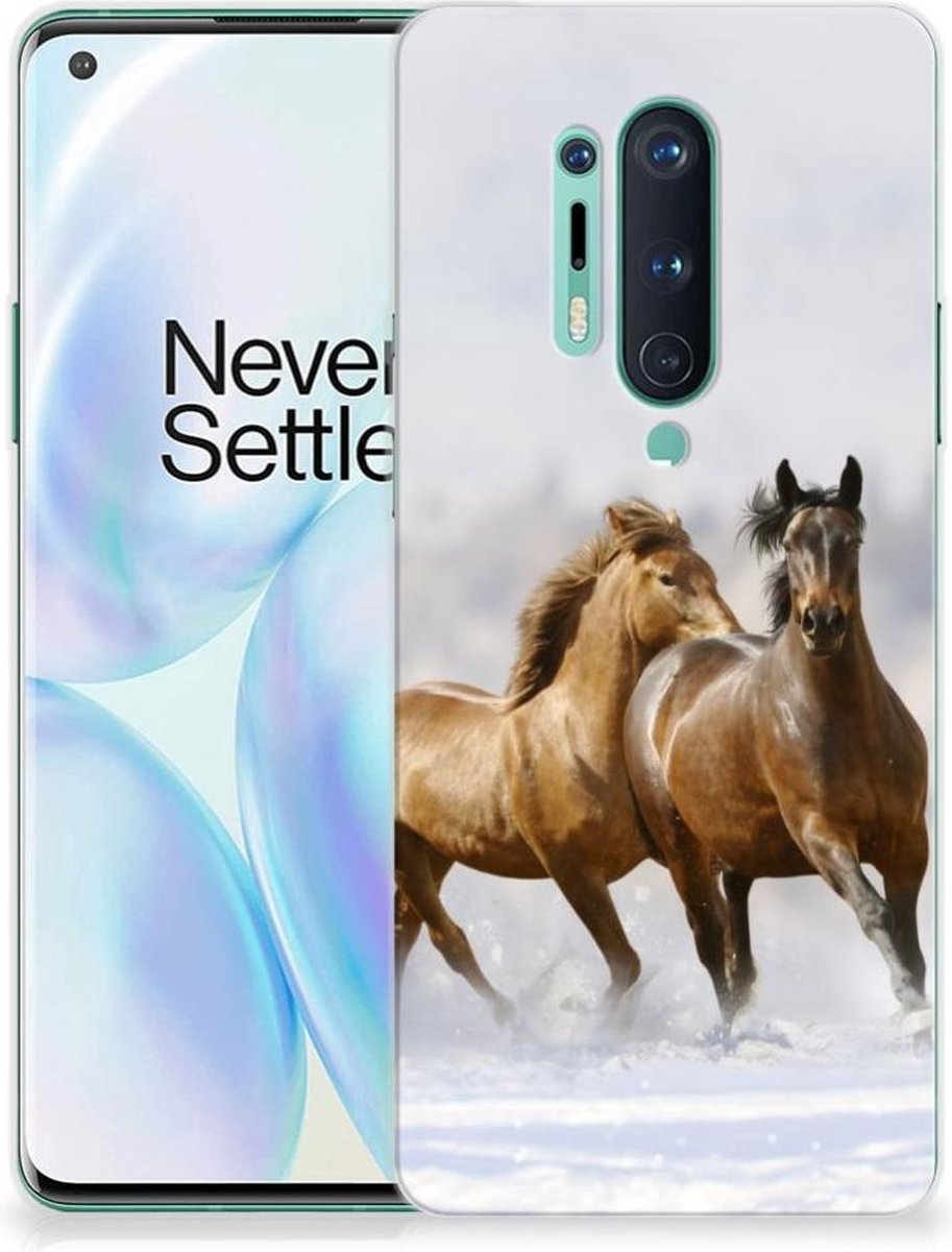OnePlus 8 Pro TPU Hoesje Paarden