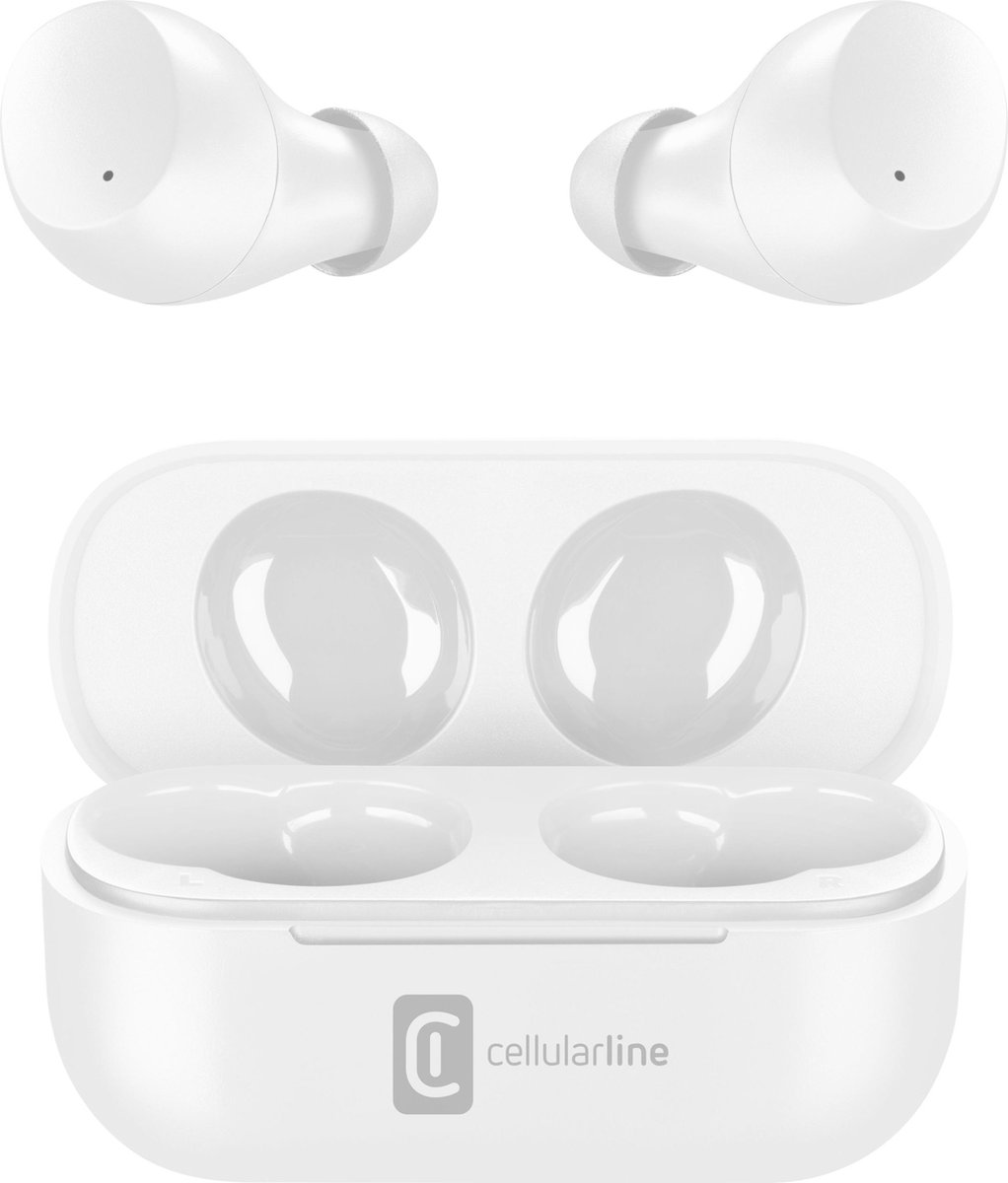 Cellularline Wink Headset True Wireless Stereo (TWS) In-ear Oproepen/muziek Bluetooth Wit