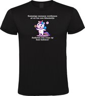 Klere-Zooi - Bloemetje - Heren T-Shirt - 4XL
