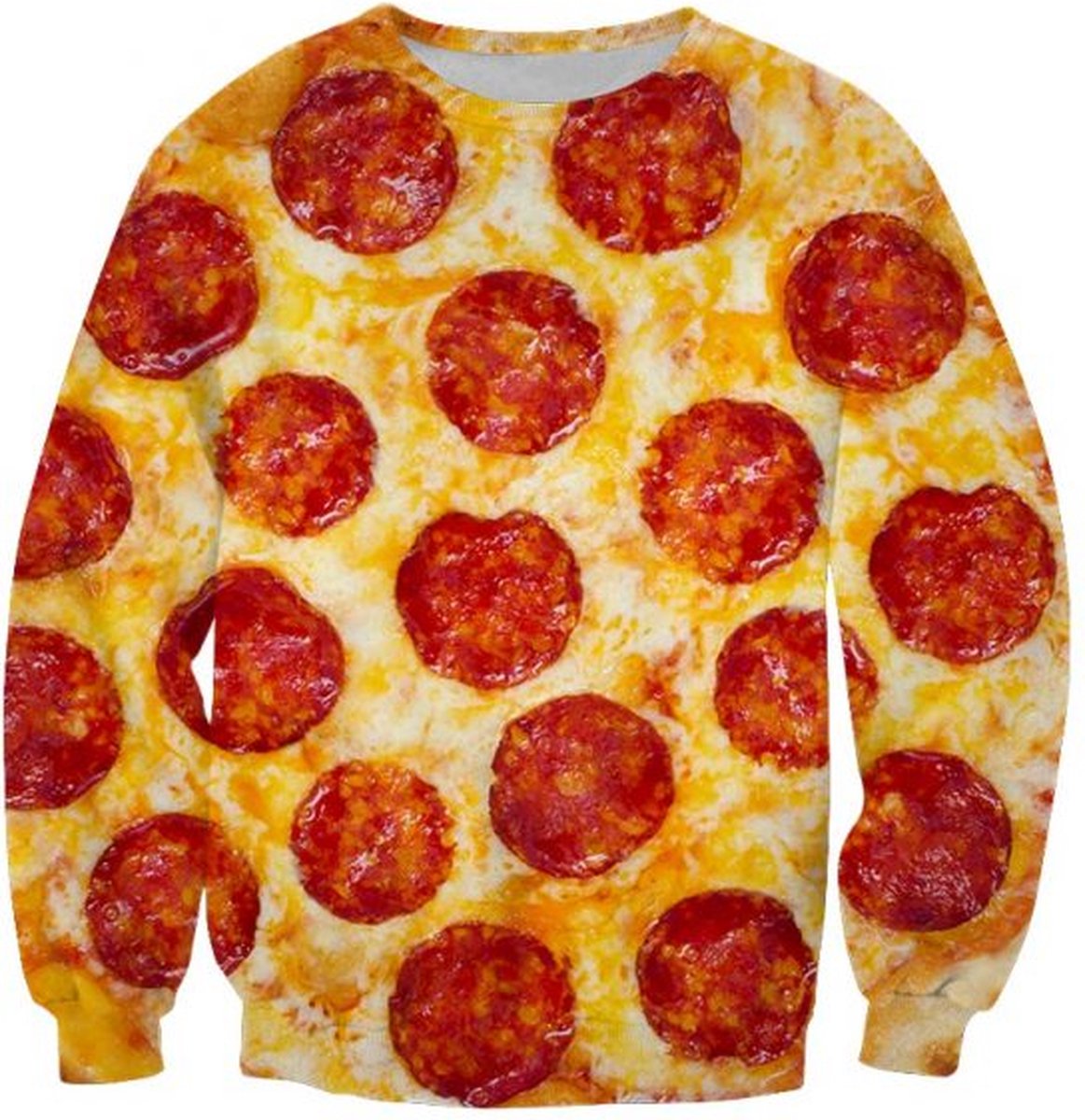 Pizza trui - Maat L - Superfout party sweater