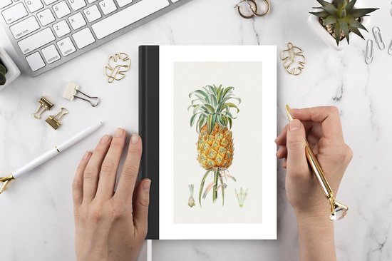 Carnet - Cahier d'écriture - Ananas - Fruit - Nourriture - Carnet - Format A5 - Bloc-notes