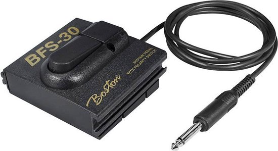 Foto: Boston bfs 30 sustain pedal aluminum 1 8mtr kabel switchable polarity