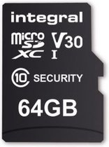 Integral INMSDX64G10-SEC flashgeheugen 64 GB MicroSDXC UHS-I Klasse 10