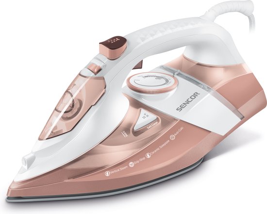 Sencor SSI 8300RS - Stoomstrijkijzer - Wit Rose