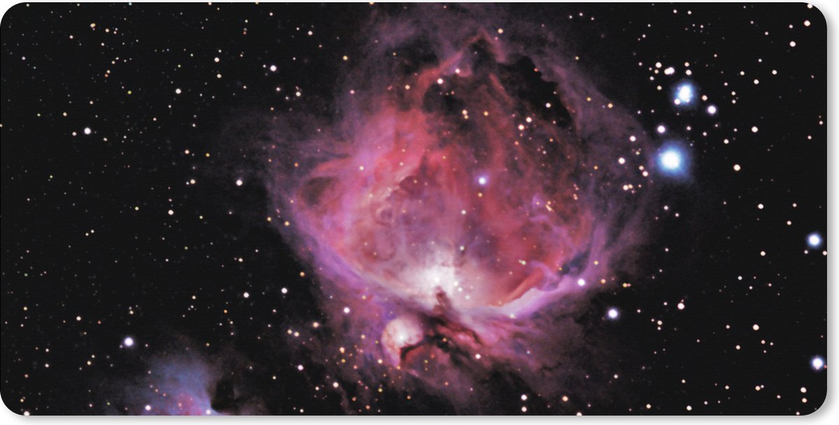 Muismat XXL 100x50 cm - Bureau onderlegger - Bureau mat Sterrenbeeld - Ruimte - Orion - Jongens - Meisjes - Kinderen - Bureaumat - Gaming mousepad xl - Bureaulegger groot - Computer deskmat