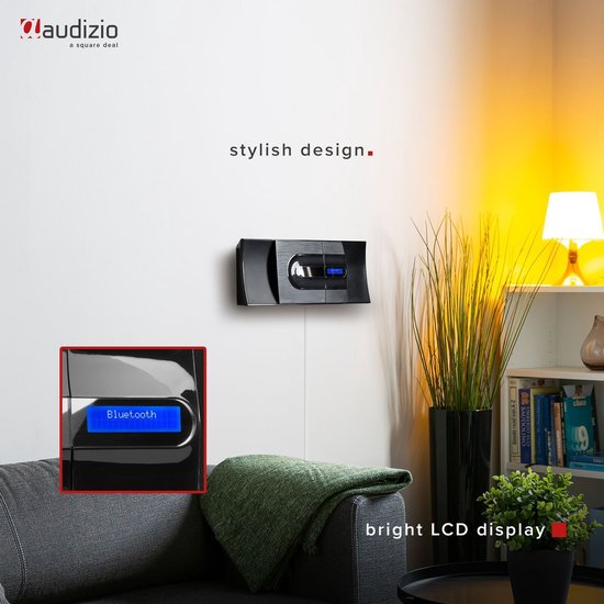 Stereo Set- met CD-Speler en Radio - Audizio Tours - Bluetooth - USB - AUX van Audizio — afbeelding 5