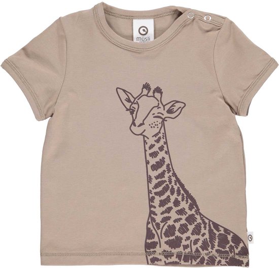 Müsli Giraffe Shortsleeve - T-shirt - Korte Mouw - Baby Jongens - Maat: 80