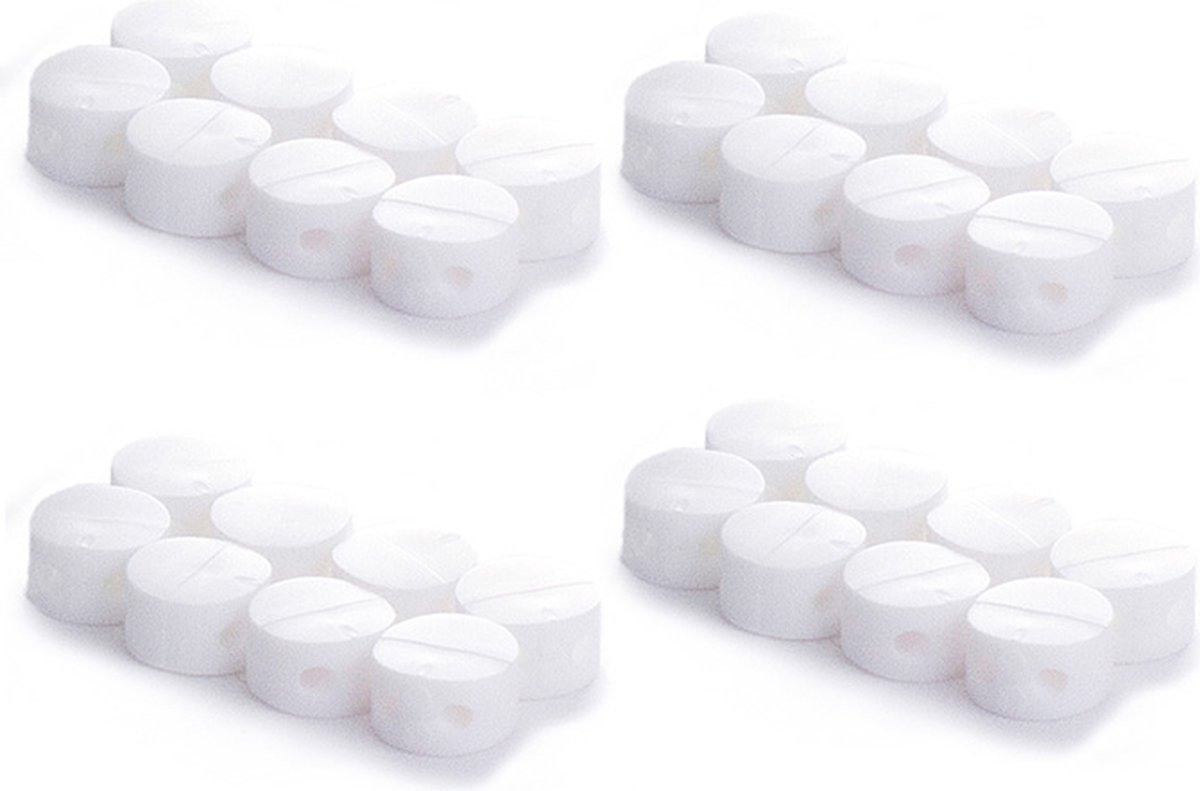 Plombeerzegels wit | 200 stuks | Ø9mm