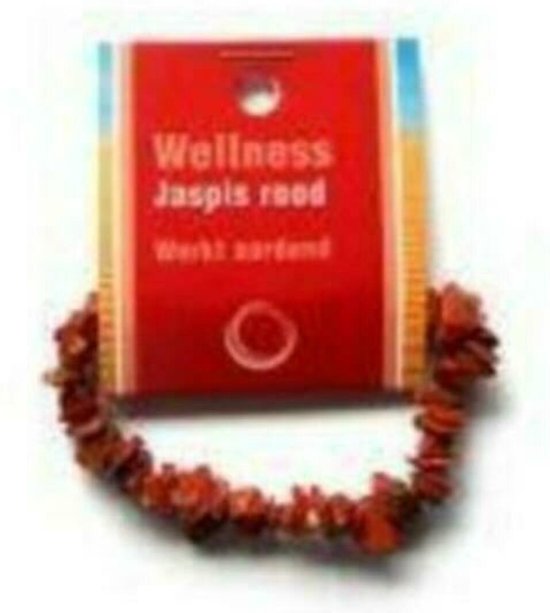 Bracelet fendu Jasper Red - avec carte explicative