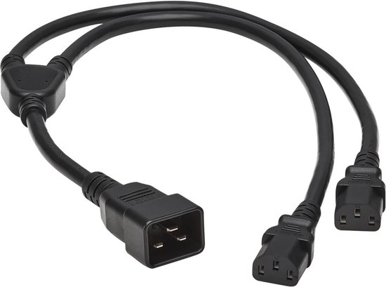 Tripp Lite P032-002-2C13, 0,61 m, Coupleur C13, Coupleur C20, 100 - 250 V, 15 A