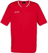 Spalding Shooting SS Shirt Unisexe - Rouge / Wit - taille 128