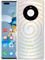 Huawei Mate 40 Pro Hoesje State Of Mind Designed by Cazy