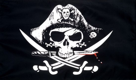 Drapeau pirate Crossed Sabres