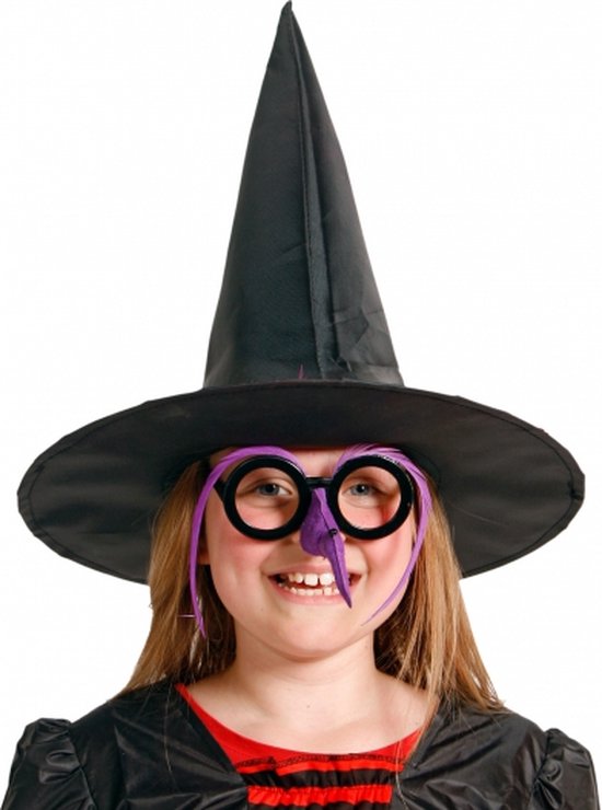 Halloween - Hoge heksenhoed voor kinderen