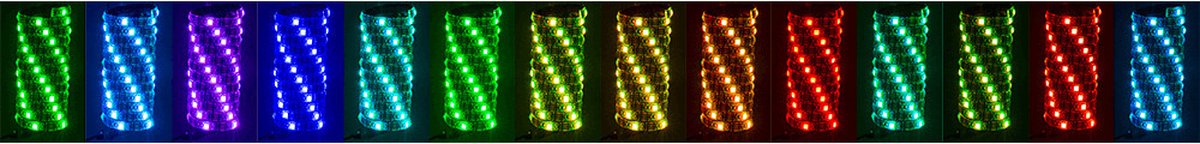 Out of the Blue 2x led strip verlichting - gekleurd thumbnail 3