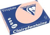 Clairefontaine Trophée Pastel, gekleurd papier, A4, 120 g, 250 vel, zalm 5 stuks