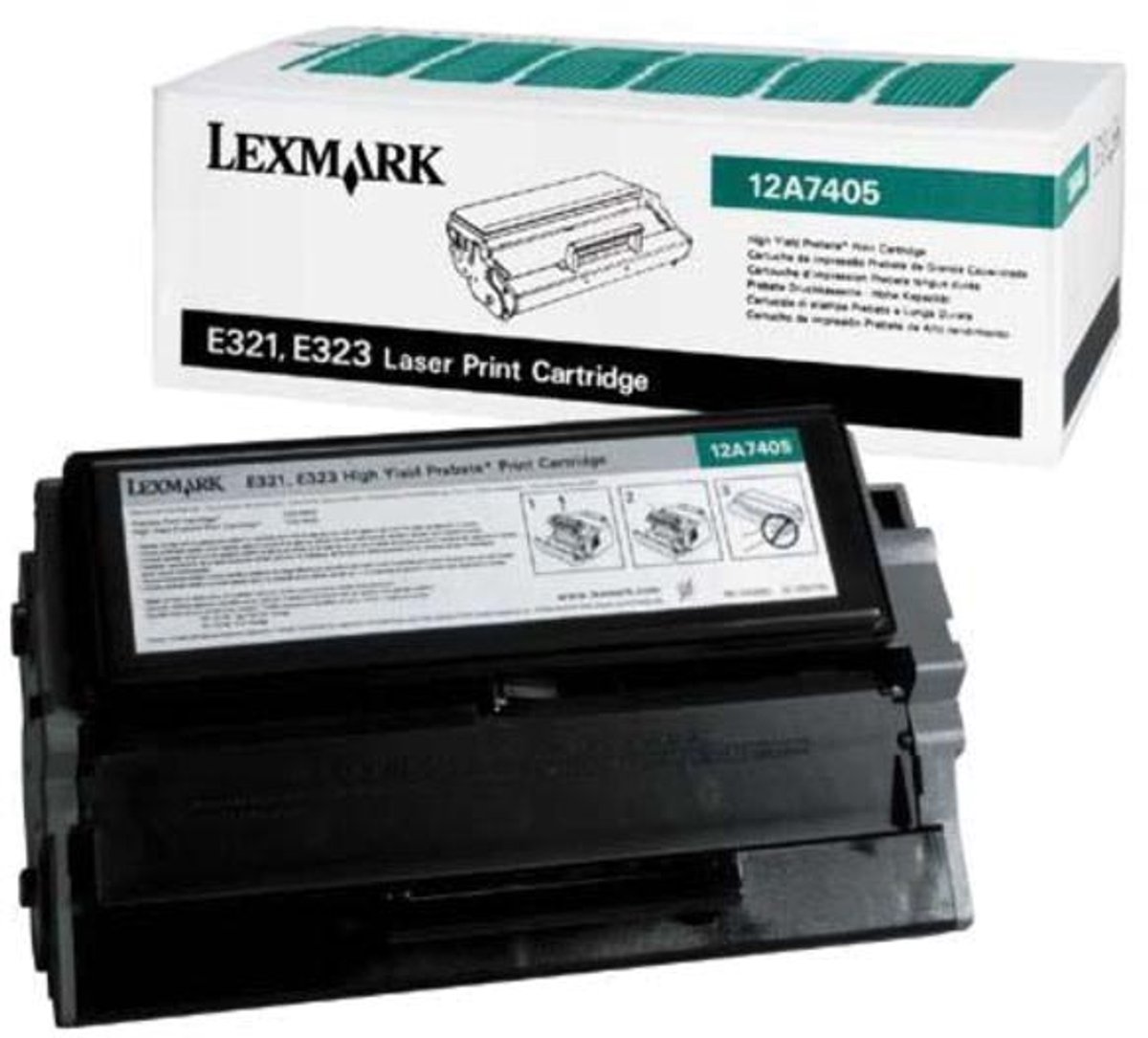 Lexmark E321 / 323 - Tonercartridge Zwart