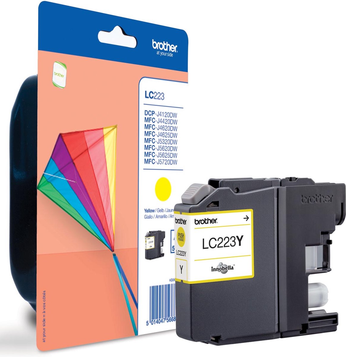Brother LC-223 Cartridge Geel
