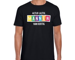 Altijd lastig mannen van dertig cadeau t-shirt zwart heren - 30 jaar verjaardag cadeau / kado t-shirt XL