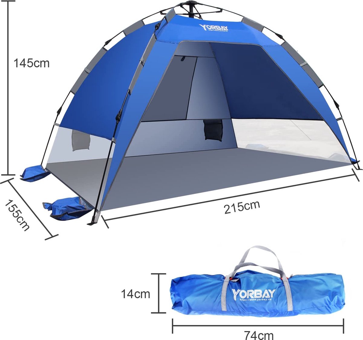 Tente de plage forte protection UV : Tentes et campings