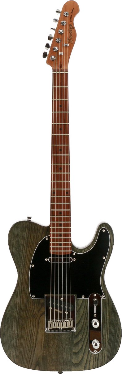 Fazley Outlaw Series Coyote Plus SS Black elektrische gitaar met gigbag