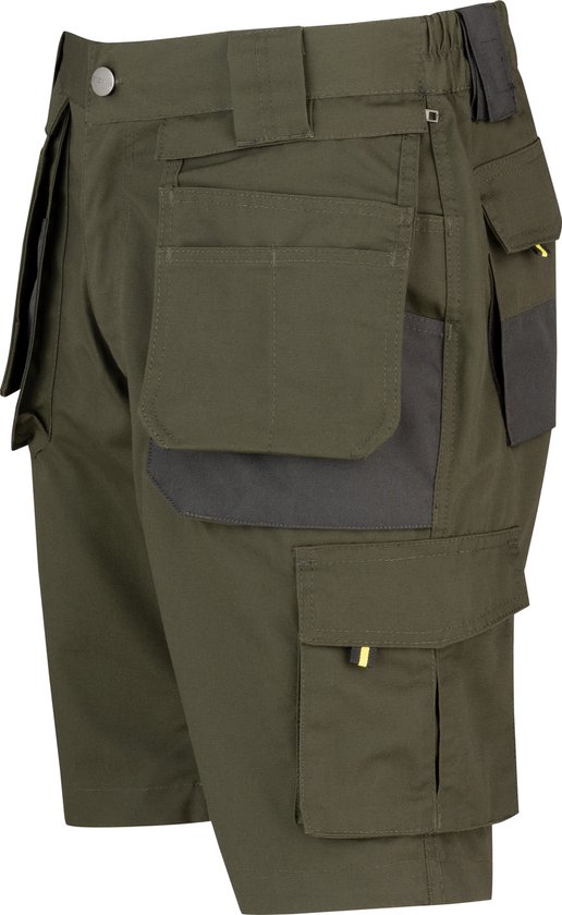 STØRVIK Job Pantalon de travail Court Homme - Taille XL - Vert olive