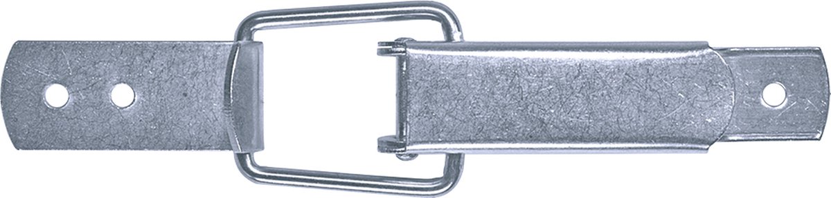 GOEBEL® - 100 x Spansluitingen Staal verzinkt 2/55/60 incl. Tegenhaak – Blindklinknagelgat 3,3 mm - 5543001252- Kistsluiting – Spansluiting - Premium kwaliteit - Inclusief Tegenstuk