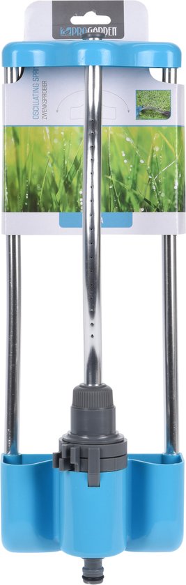 Pro garden Zwenksproeier | 38,5 x 14,8 cm | Blauw/Grijs