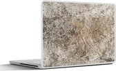 Laptop sticker - 12.3 inch - Beton - Roest - Industrieel - 30x22cm - Laptopstickers - Laptop skin - Cover