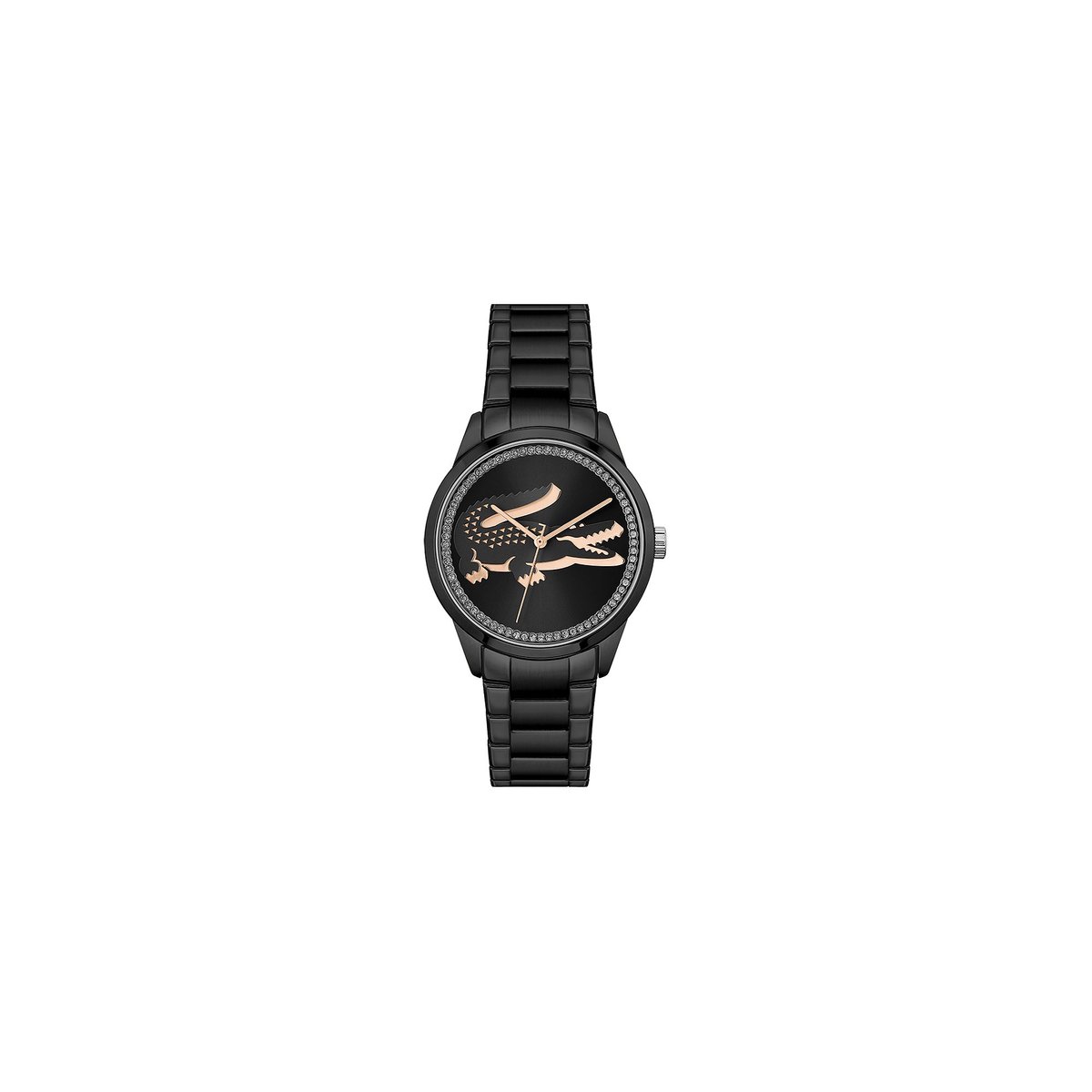 Lacoste Ladycroc 2001192 Horloge - Staal - Zwart - Ø 36 mm