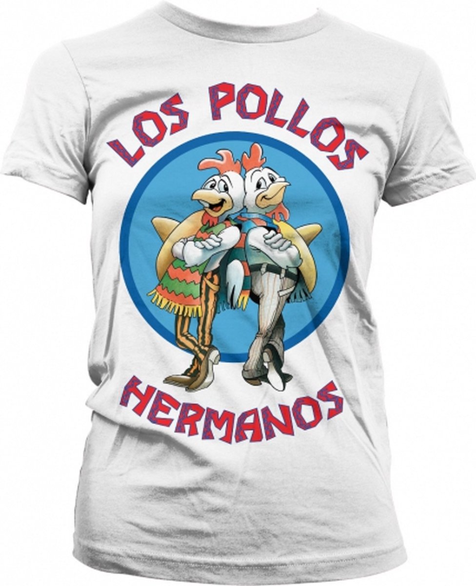 Breaking Bad Los Pollos dames shirt wit S