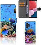 Étui portefeuille pour téléphone Samsung Galaxy A13 (4G) Étui pour téléphone portable Pêche
