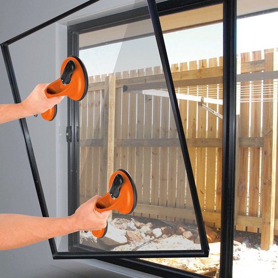 Professionele Zuignappen Voor Het Veilig Tillen Van Glazen En Tegels 100 Kg Capaciteit 2 Stuks