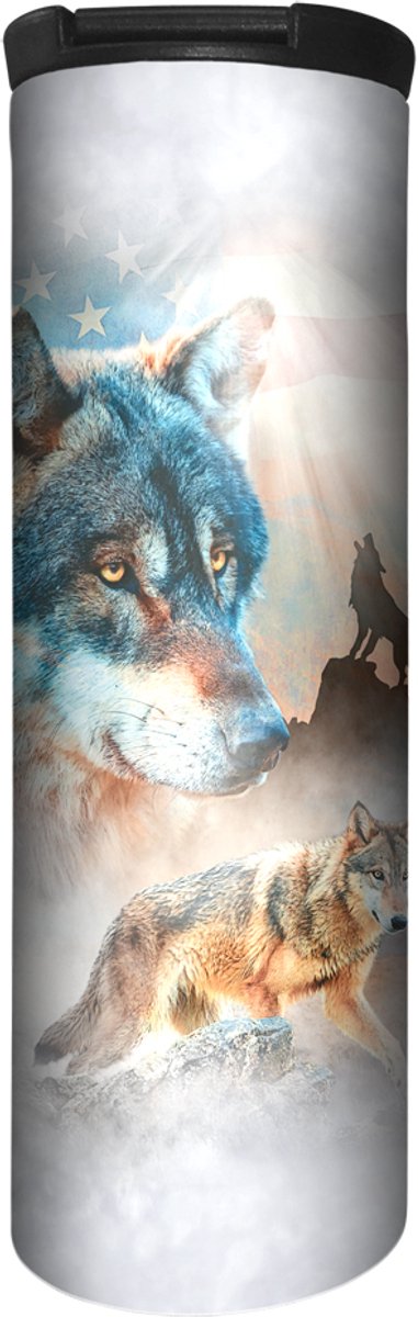 Trendy Barista Tumbler Americana Wolf Grey
