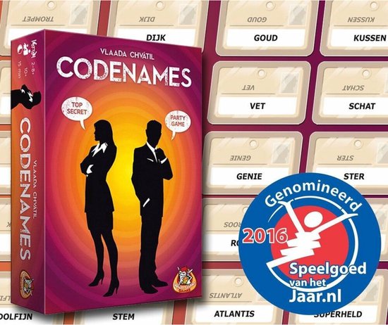 White Goblin Games Codenames - Uniek woordspel voor 2 teams - Gezelschapsspel