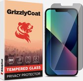 GrizzlyCoat Screenprotector geschikt voor Apple iPhone 13 Mini Glazen | GrizzlyCoat Easy Fit AntiSpy Screenprotector Privacy - Case Friendly + Installatie Frame