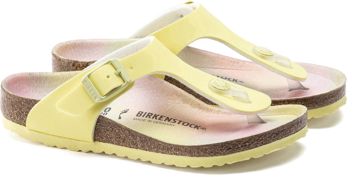 Birkenstock Slippers Meisjes Geel