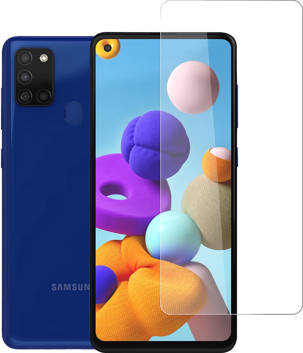 Samsung Galaxy A21S Transparant Screenprotector - Gehard glas (A217F)