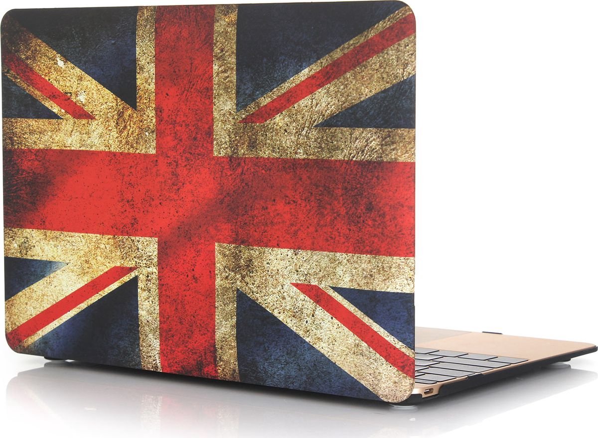 Apple MacBook Pro 15 (2016-2019) Case - Mobigear - Design Serie - Hardcover - UK Flag - Apple MacBook Pro 15 (2016-2019) Cover
