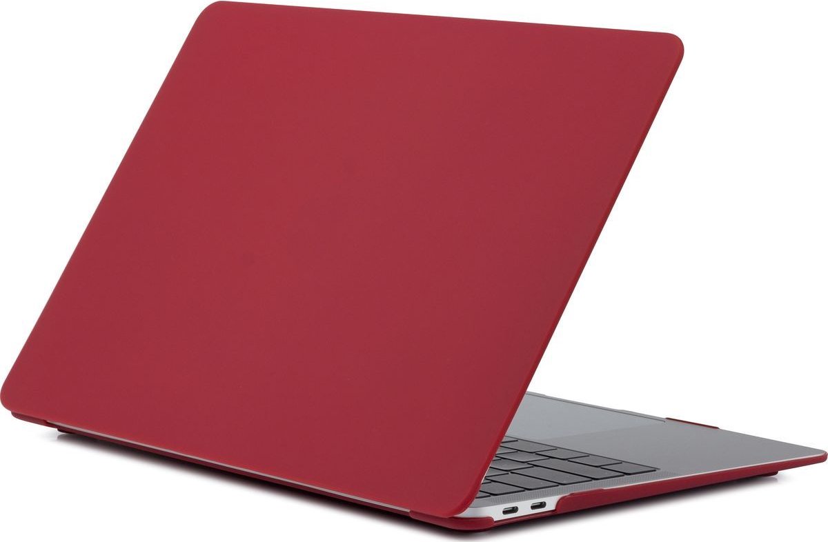 Mobigear Matte Case geschikt voor Apple MacBook Pro 15 inch A1707, A1990 (2016-2019) Hoes Hardshell MacBook Case - Bordeaux Rood