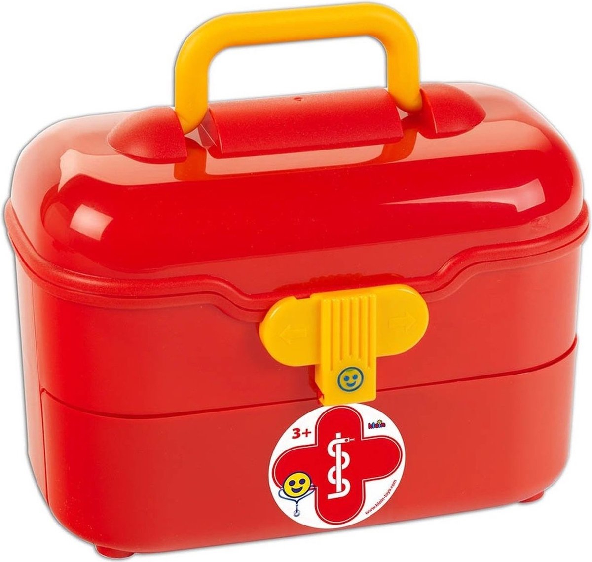 Klein Toys dokterskoffer - bloeddrukmeter, stethoscoop, thermometer, reflexhamer, injectiespuit, pincet, otoscoop, scharen, pleister - multicolor — afbeelding 4