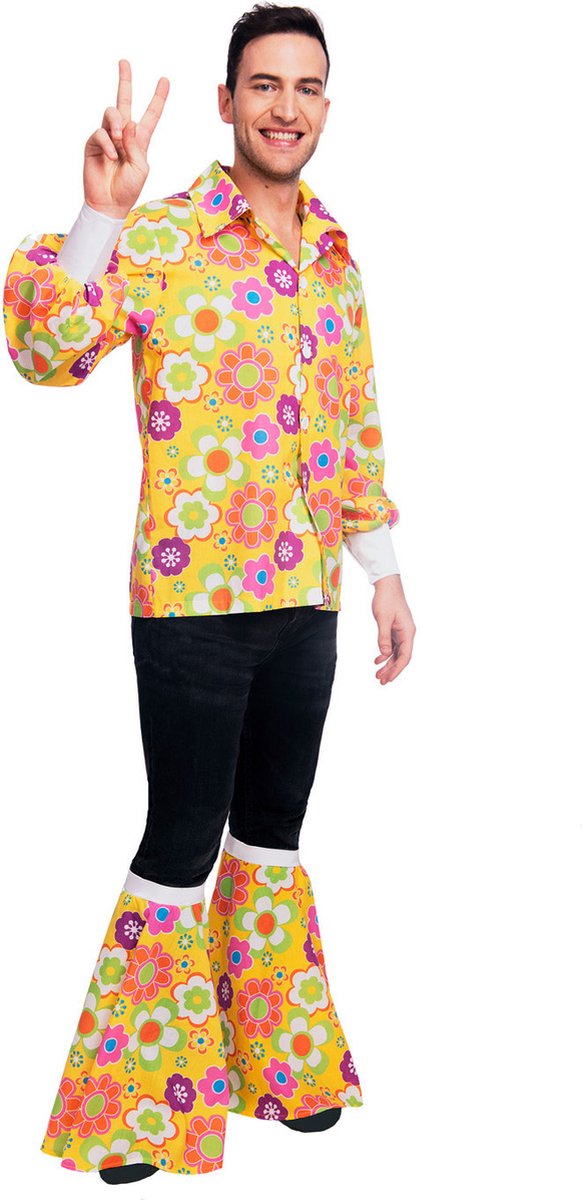 Amscan Verkleedkostuum Flower Power Heren Polyester Xl