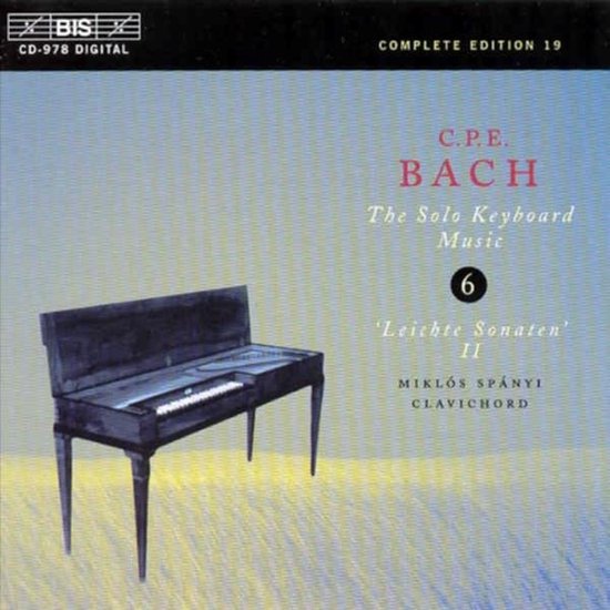 Miklós Spányi - C.P.E. Bach: Solo Keyboard Music Vol. 6 (CD)