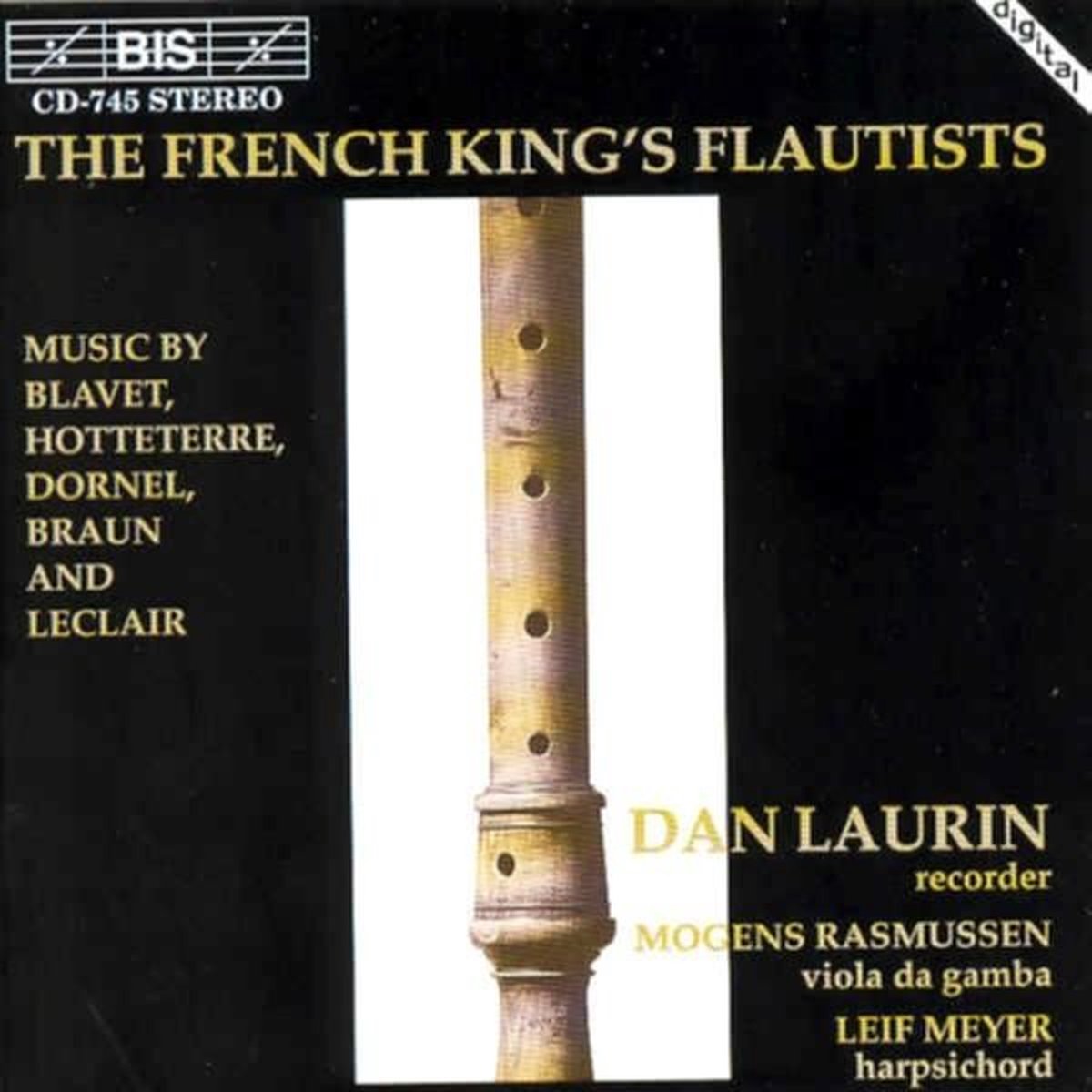 Dan Laurin, Mogens Rasmussen, Leif Meyer - The French King's Flautists (CD)