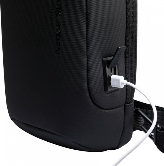 MR7510 - Sac à dos à bandoulière - Sac de poitrine avec Porto USB - Antivol  - Sac à